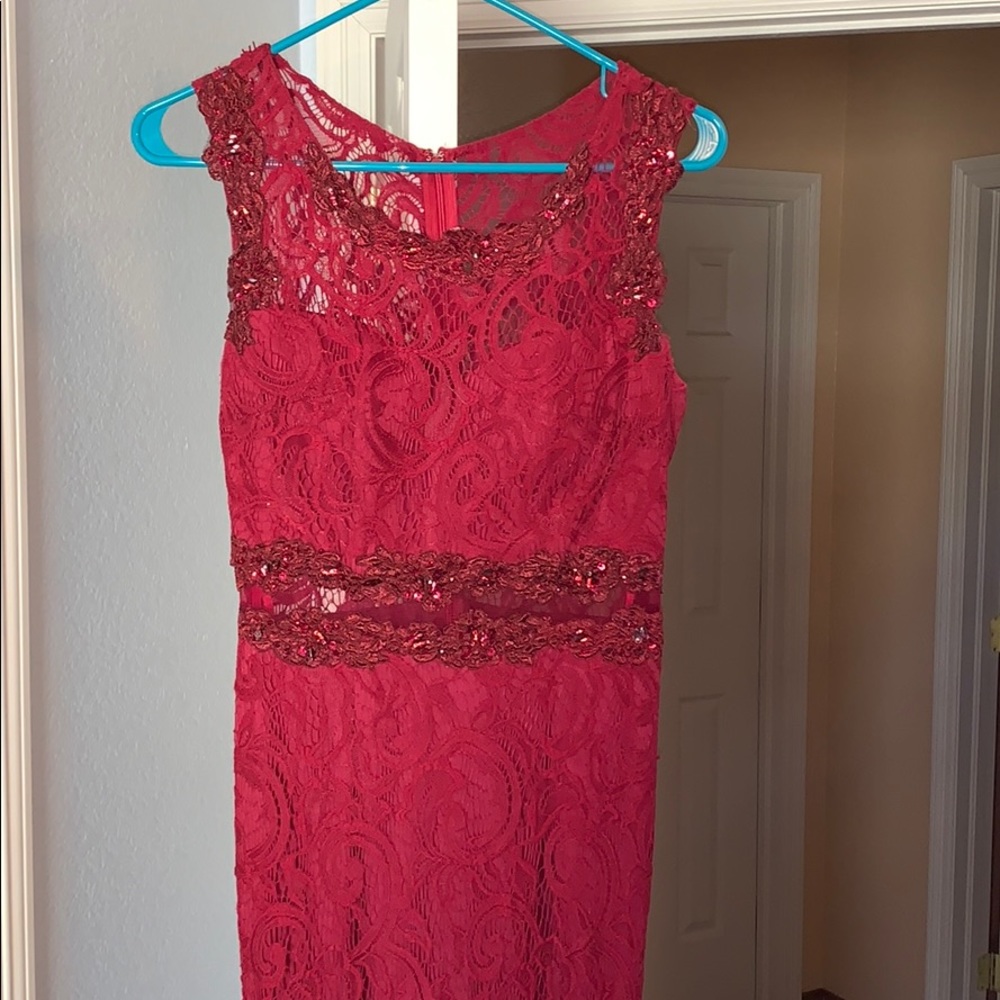 Lace maxi dress